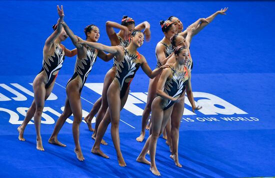 Чемпионат мира FINA 2019. Синхронное плавание. Группы. Техническая программа