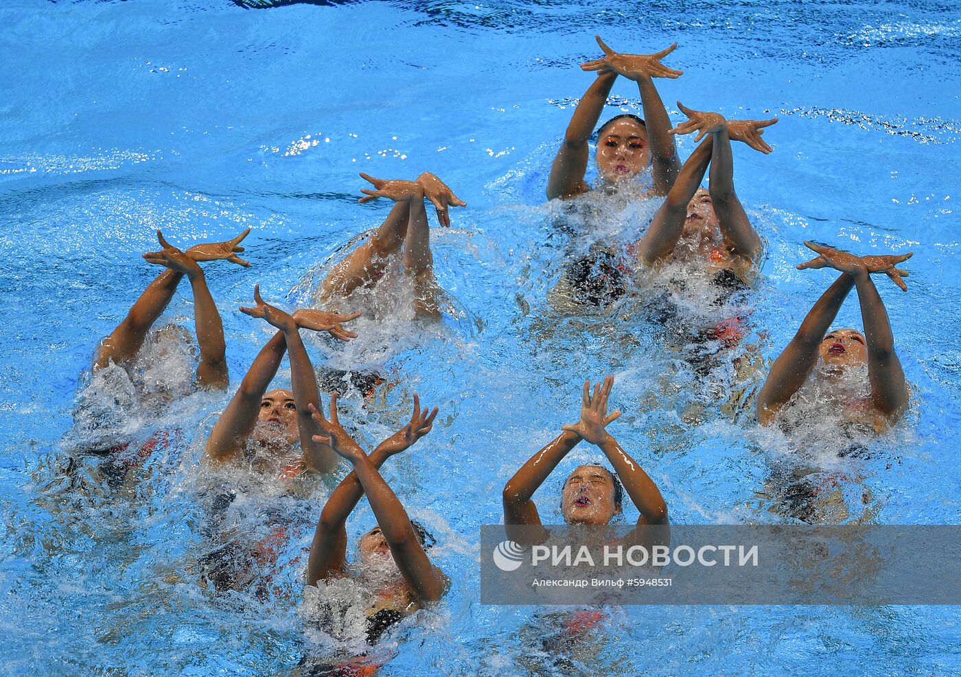 Чемпионат мира FINA 2019. Синхронное плавание. Группы. Техническая программа
