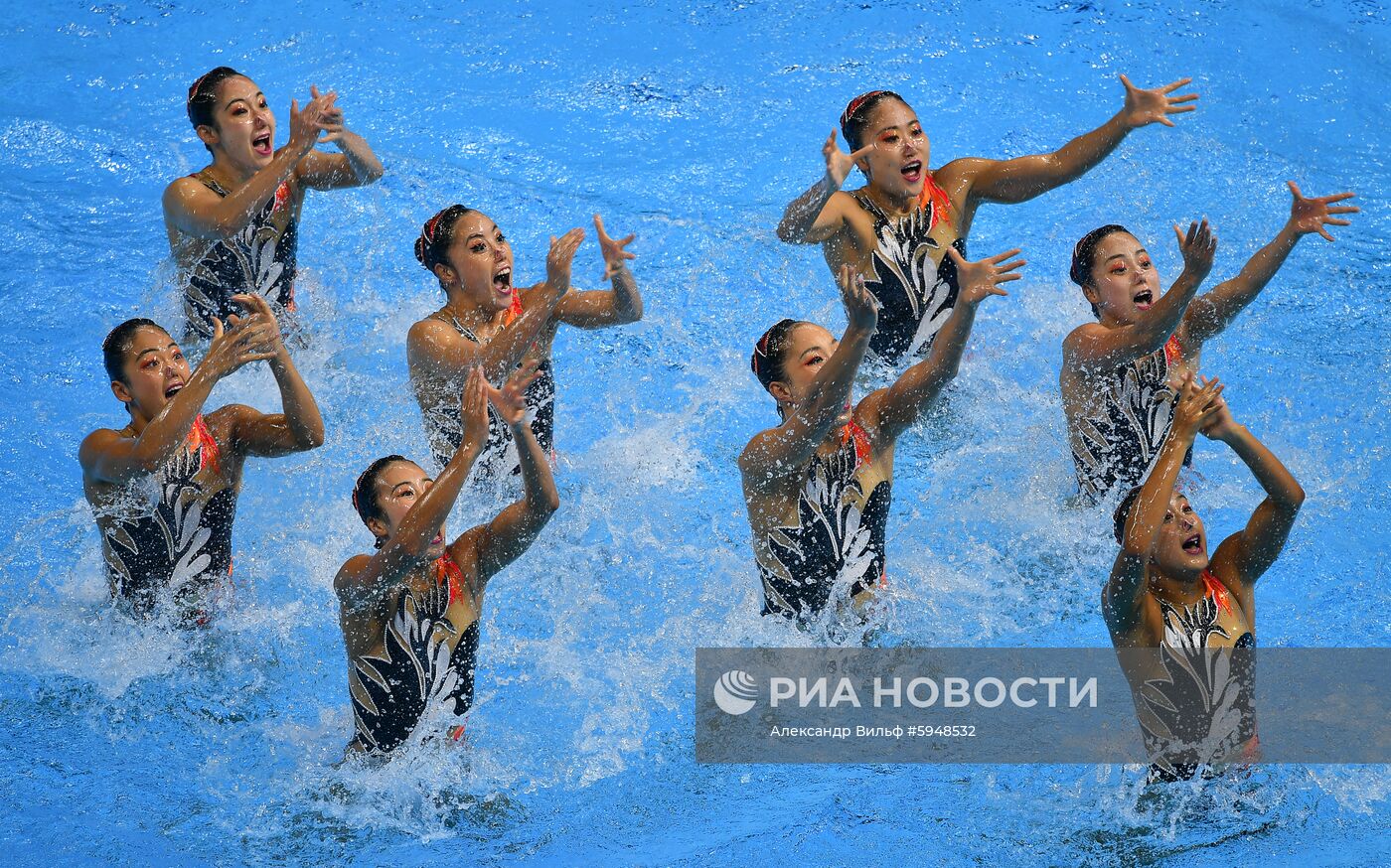 Чемпионат мира FINA 2019. Синхронное плавание. Группы. Техническая программа