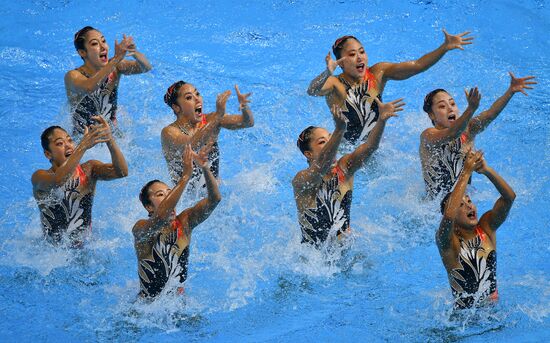 Чемпионат мира FINA 2019. Синхронное плавание. Группы. Техническая программа