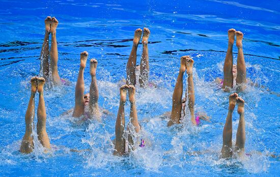 Чемпионат мира FINA 2019. Синхронное плавание. Группы. Техническая программа