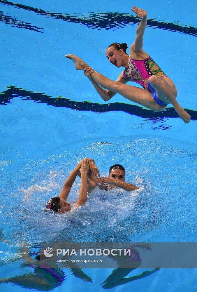 Чемпионат мира FINA 2019. Синхронное плавание. Группы. Техническая программа