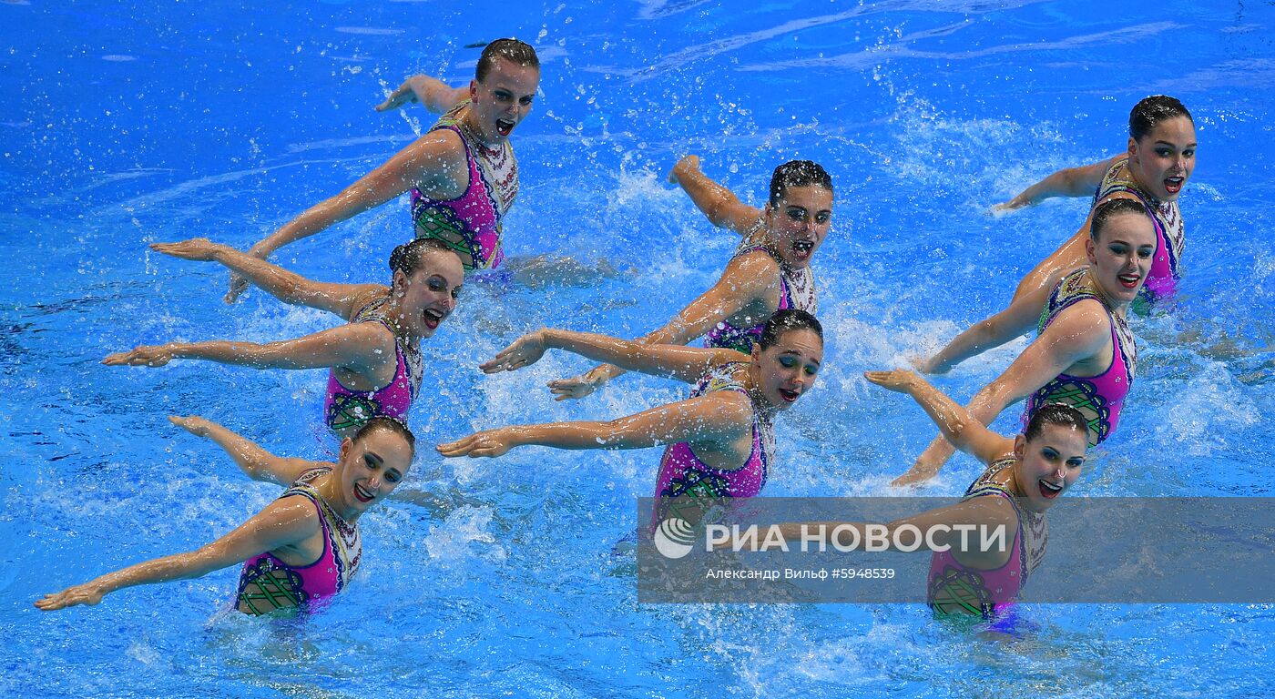 Чемпионат мира FINA 2019. Синхронное плавание. Группы. Техническая программа