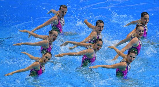 Чемпионат мира FINA 2019. Синхронное плавание. Группы. Техническая программа