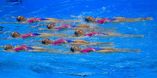 Чемпионат мира FINA 2019. Синхронное плавание. Группы. Техническая программа