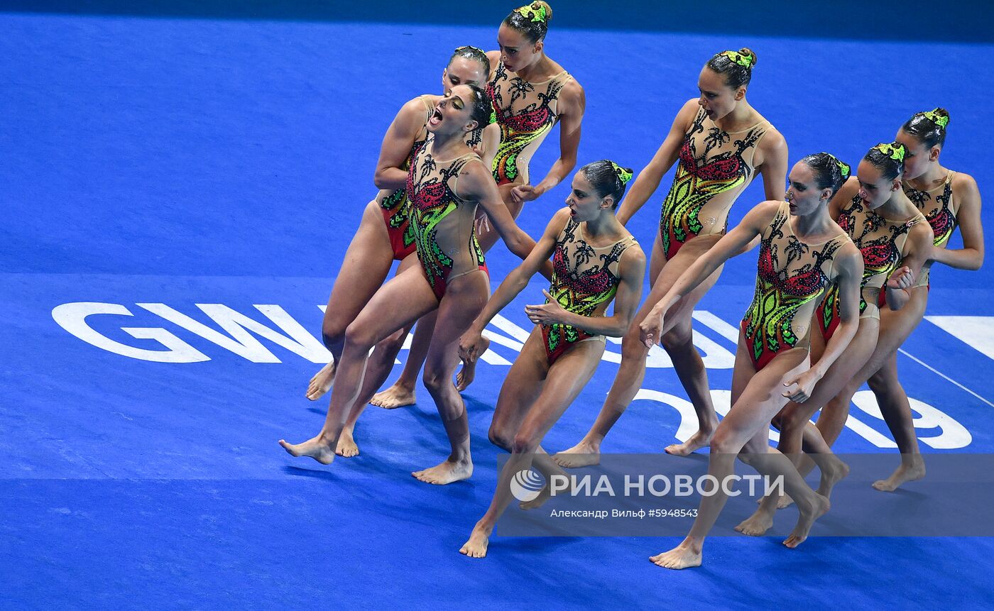 Чемпионат мира FINA 2019. Синхронное плавание. Группы. Техническая программа