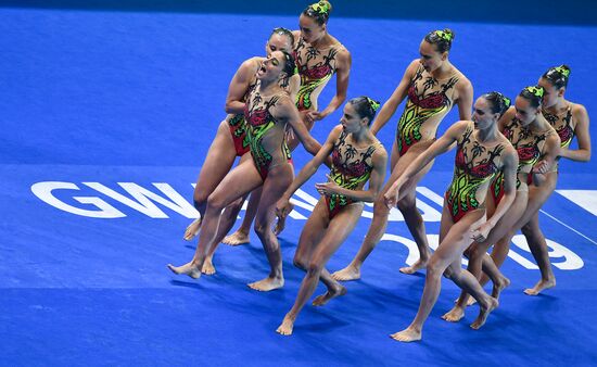 Чемпионат мира FINA 2019. Синхронное плавание. Группы. Техническая программа