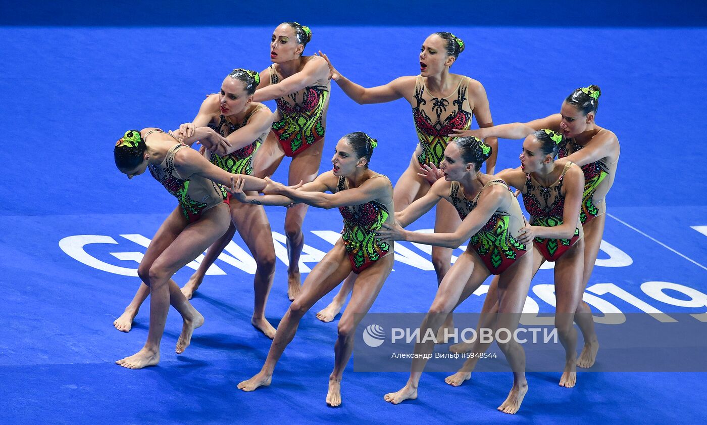 Чемпионат мира FINA 2019. Синхронное плавание. Группы. Техническая программа