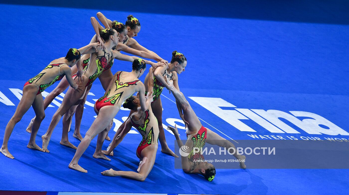 Чемпионат мира FINA 2019. Синхронное плавание. Группы. Техническая программа