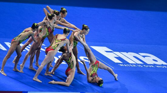 Чемпионат мира FINA 2019. Синхронное плавание. Группы. Техническая программа