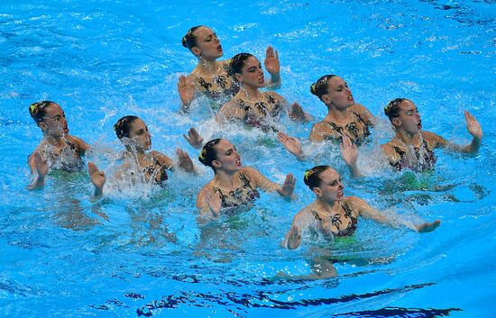 Чемпионат мира FINA 2019. Синхронное плавание. Группы. Техническая программа