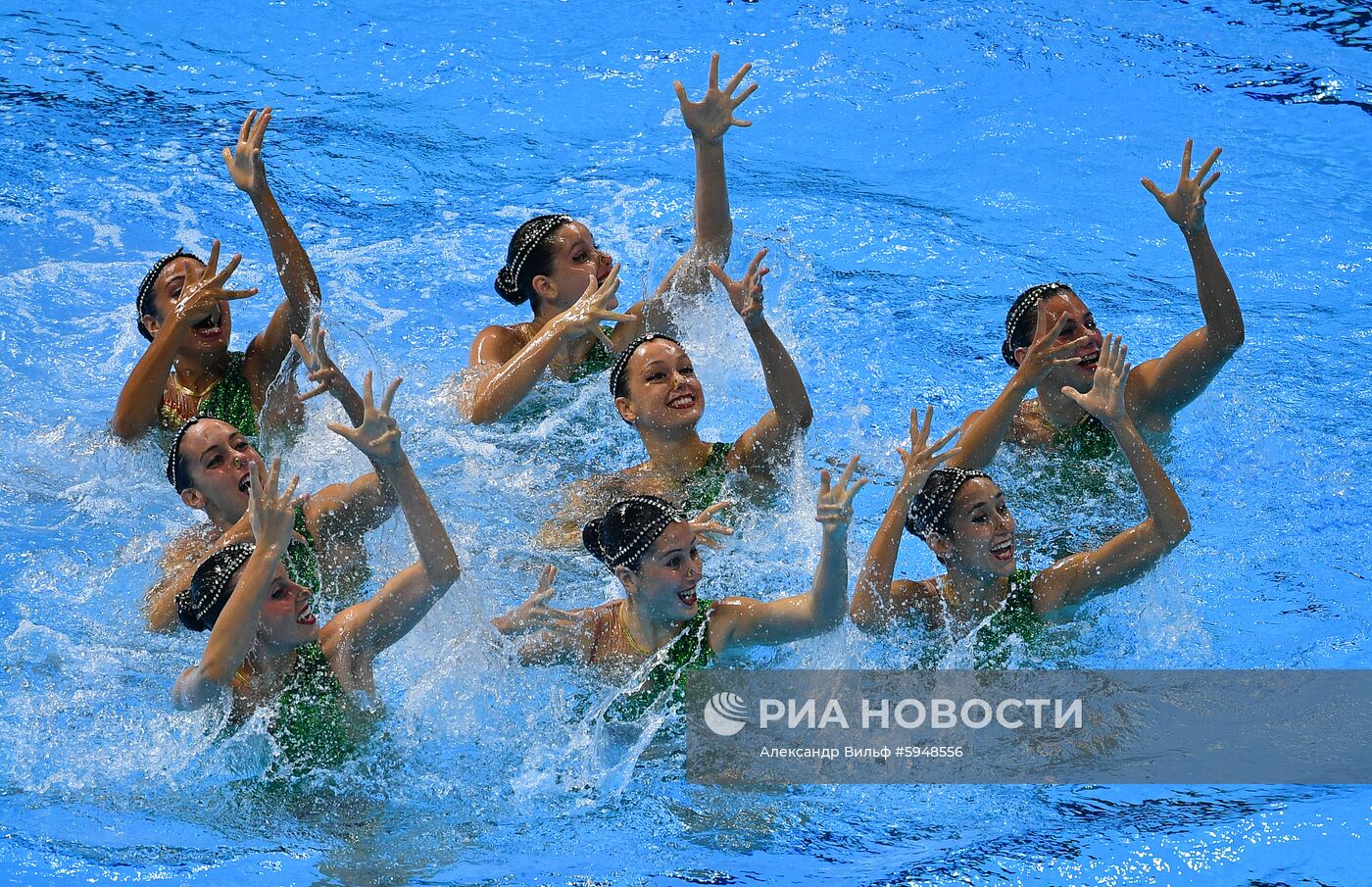 Чемпионат мира FINA 2019. Синхронное плавание. Группы. Техническая программа