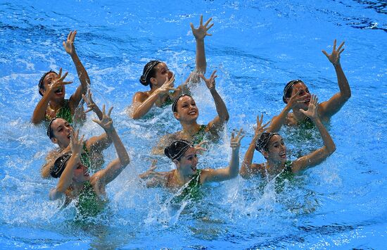 Чемпионат мира FINA 2019. Синхронное плавание. Группы. Техническая программа