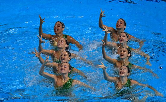 Чемпионат мира FINA 2019. Синхронное плавание. Группы. Техническая программа