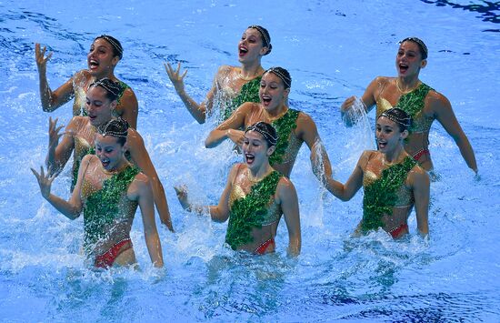 Чемпионат мира FINA 2019. Синхронное плавание. Группы. Техническая программа
