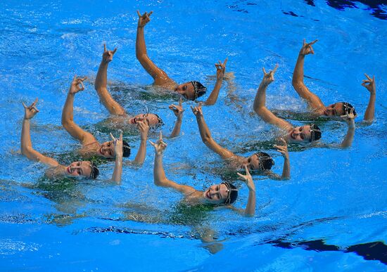 Чемпионат мира FINA 2019. Синхронное плавание. Группы. Техническая программа