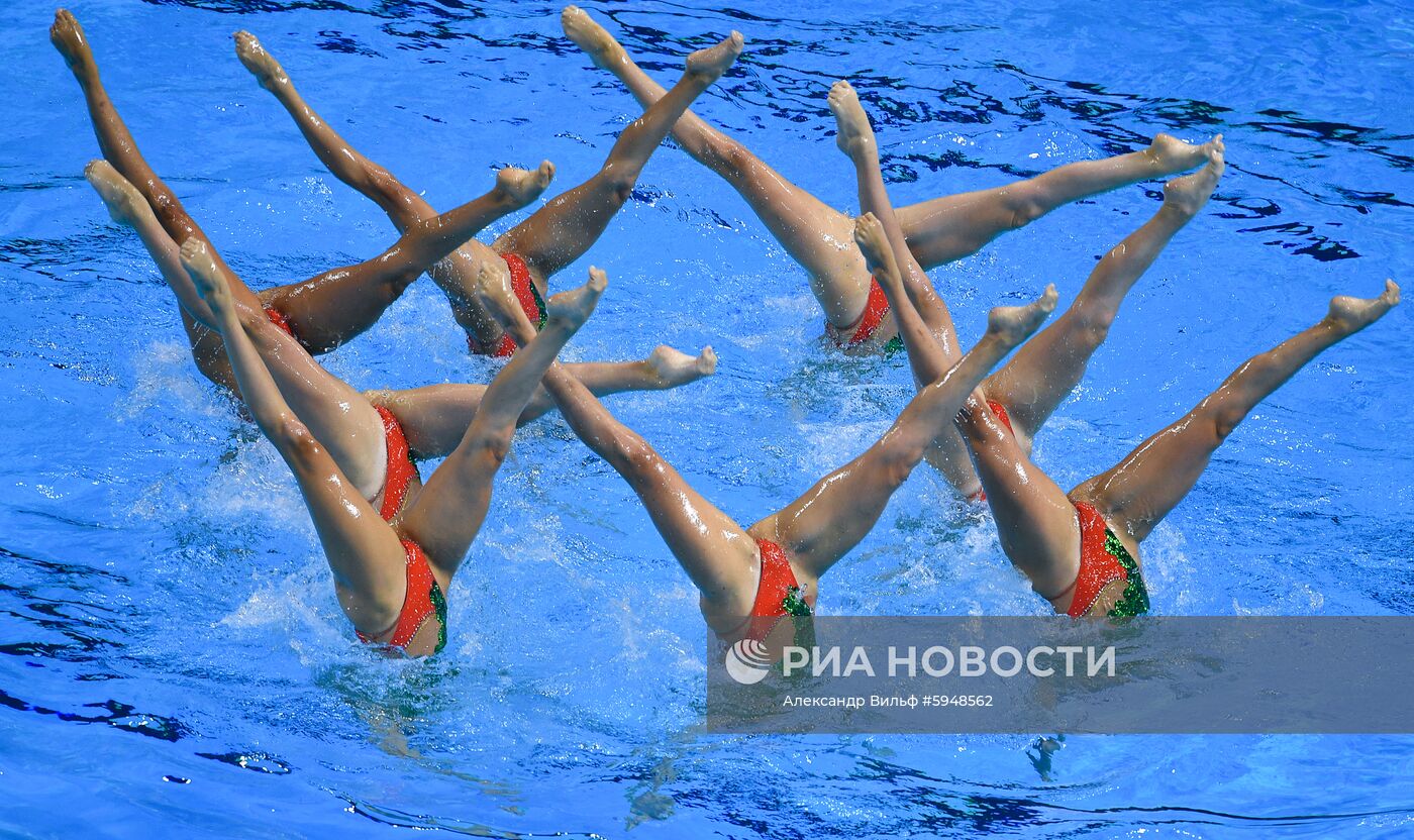 Чемпионат мира FINA 2019. Синхронное плавание. Группы. Техническая программа