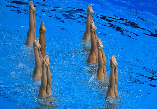 Чемпионат мира FINA 2019. Синхронное плавание. Группы. Техническая программа