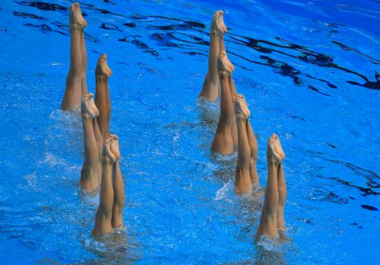 Чемпионат мира FINA 2019. Синхронное плавание. Группы. Техническая программа