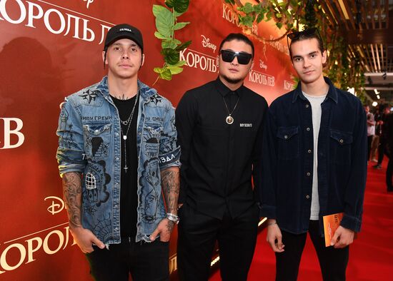 Премьера фильма "Король Лев"