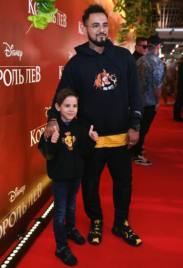 Премьера фильма "Король Лев"