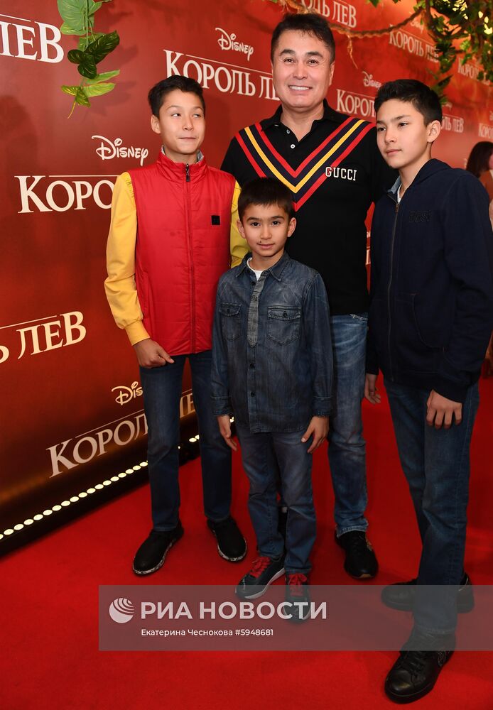 Премьера фильма "Король Лев"