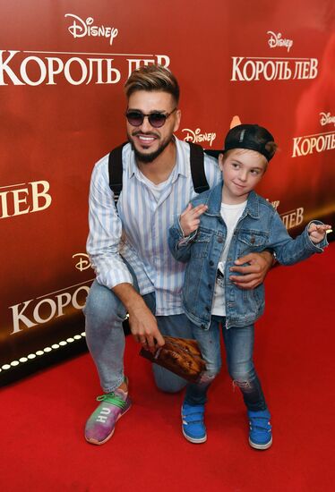 Премьера фильма "Король Лев"