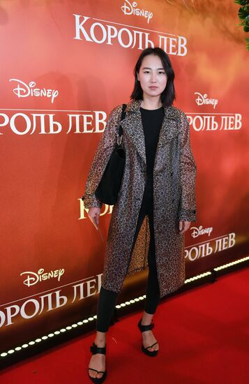 Премьера фильма "Король Лев"