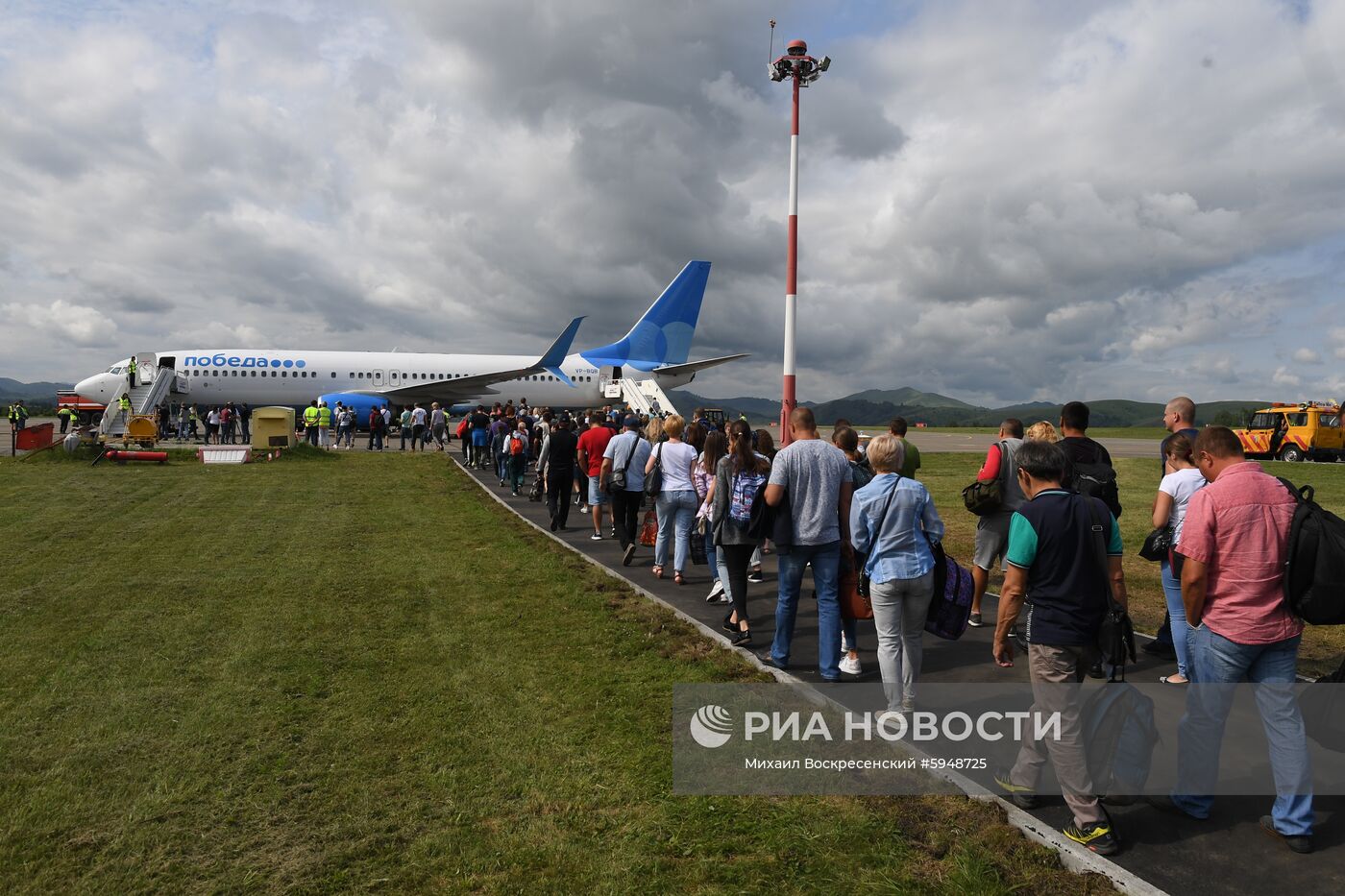 Первый рейс авиакомпании «Победа» из Москвы в Горно-Алтайск