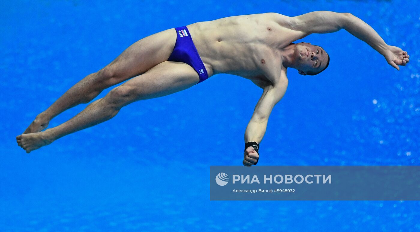 Чемпионат мира FINA 2019. Прыжки в воду. Мужчины. Трамплин 3 м