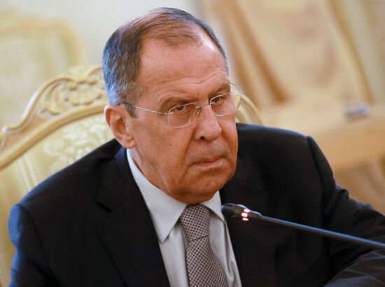 Встреча глав МИД РФ и Кот-д’Ивуара С. Лаврова и М. Амон-Тано