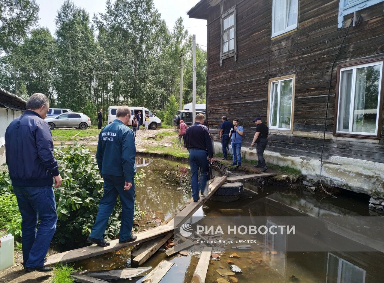 Последствия паводка в Иркутской области