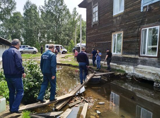 Последствия паводка в Иркутской области