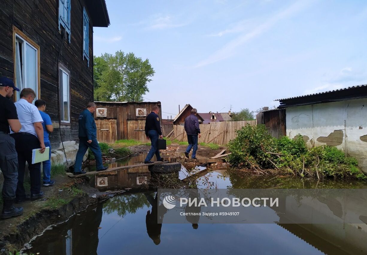 Последствия паводка в Иркутской области