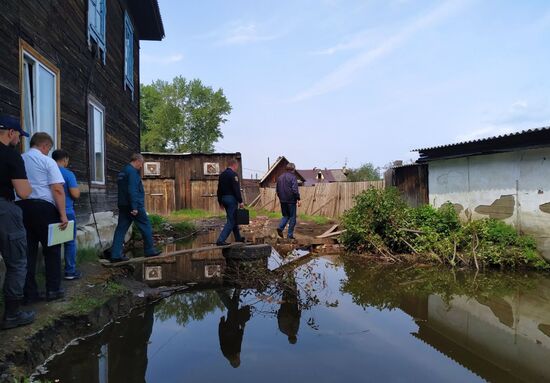 Последствия паводка в Иркутской области
