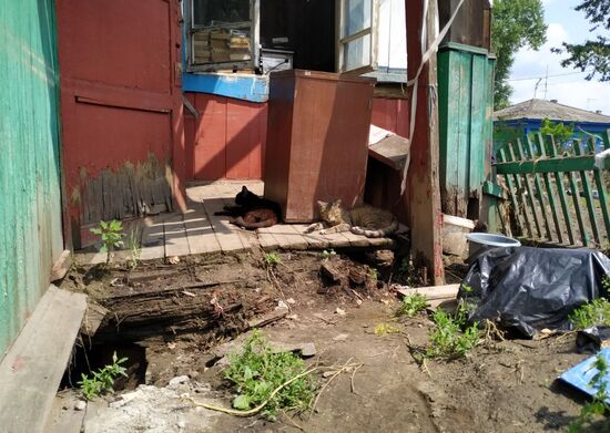 Последствия паводка в Иркутской области