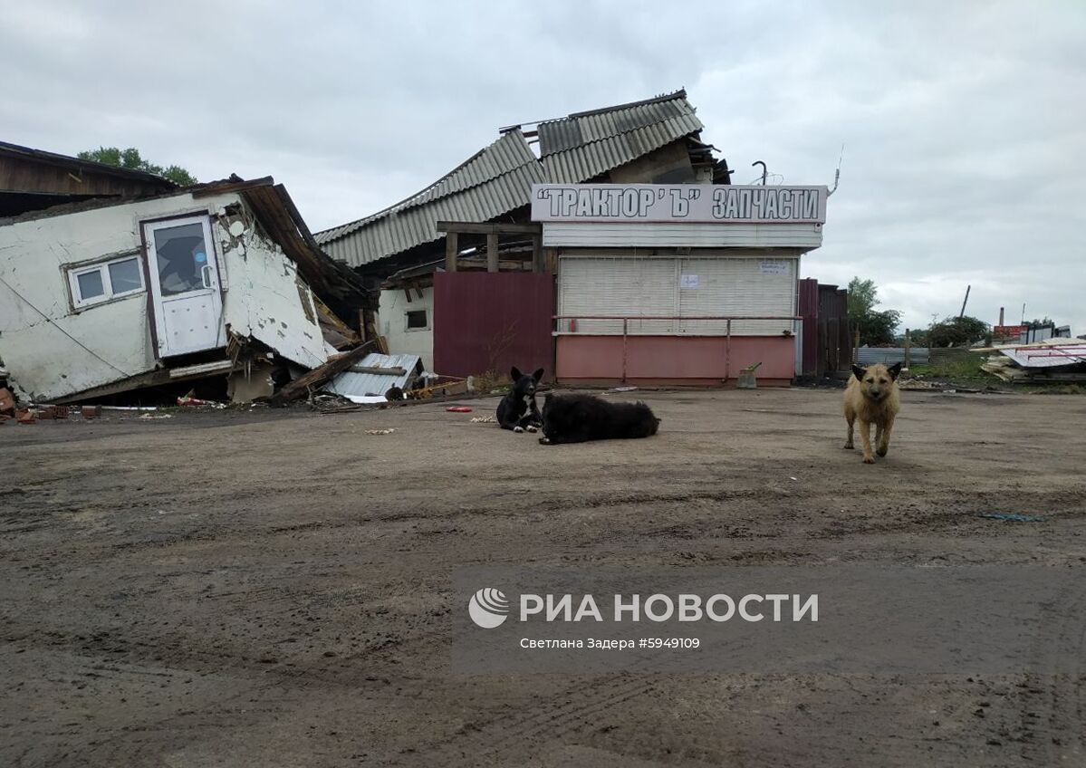 Последствия паводка в Иркутской области