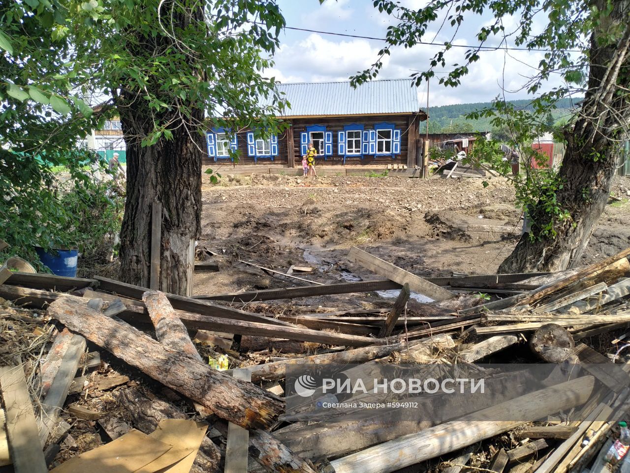 Последствия паводка в Иркутской области