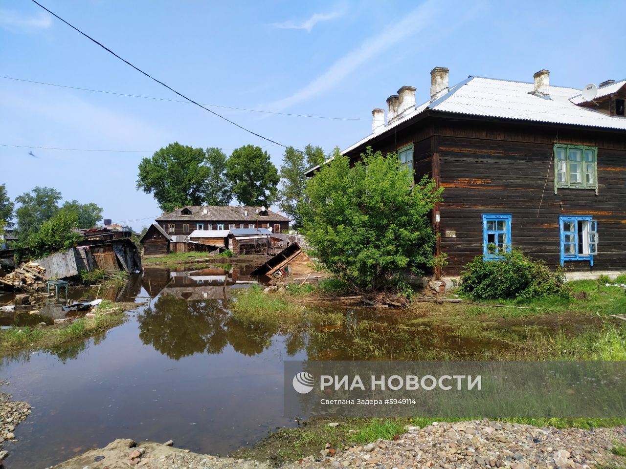 Последствия паводка в Иркутской области