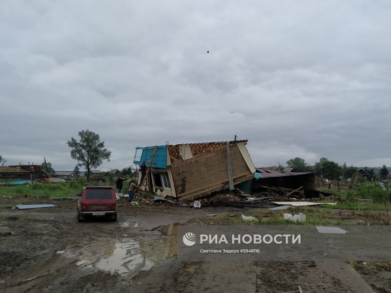 Последствия паводка в Иркутской области