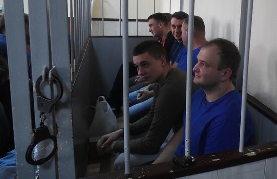 Рассмотрение ходатайства о продлении ареста украинским морякам