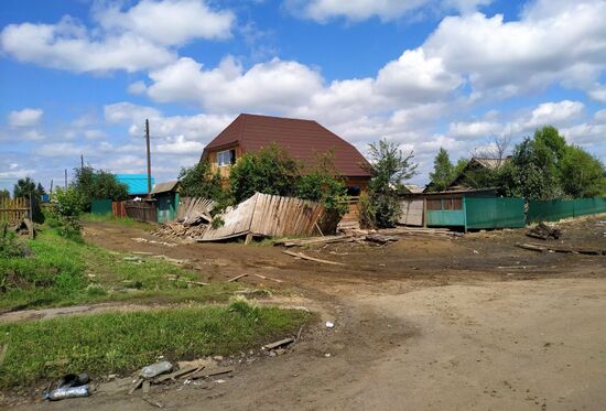 Последствия паводка в Иркутской области