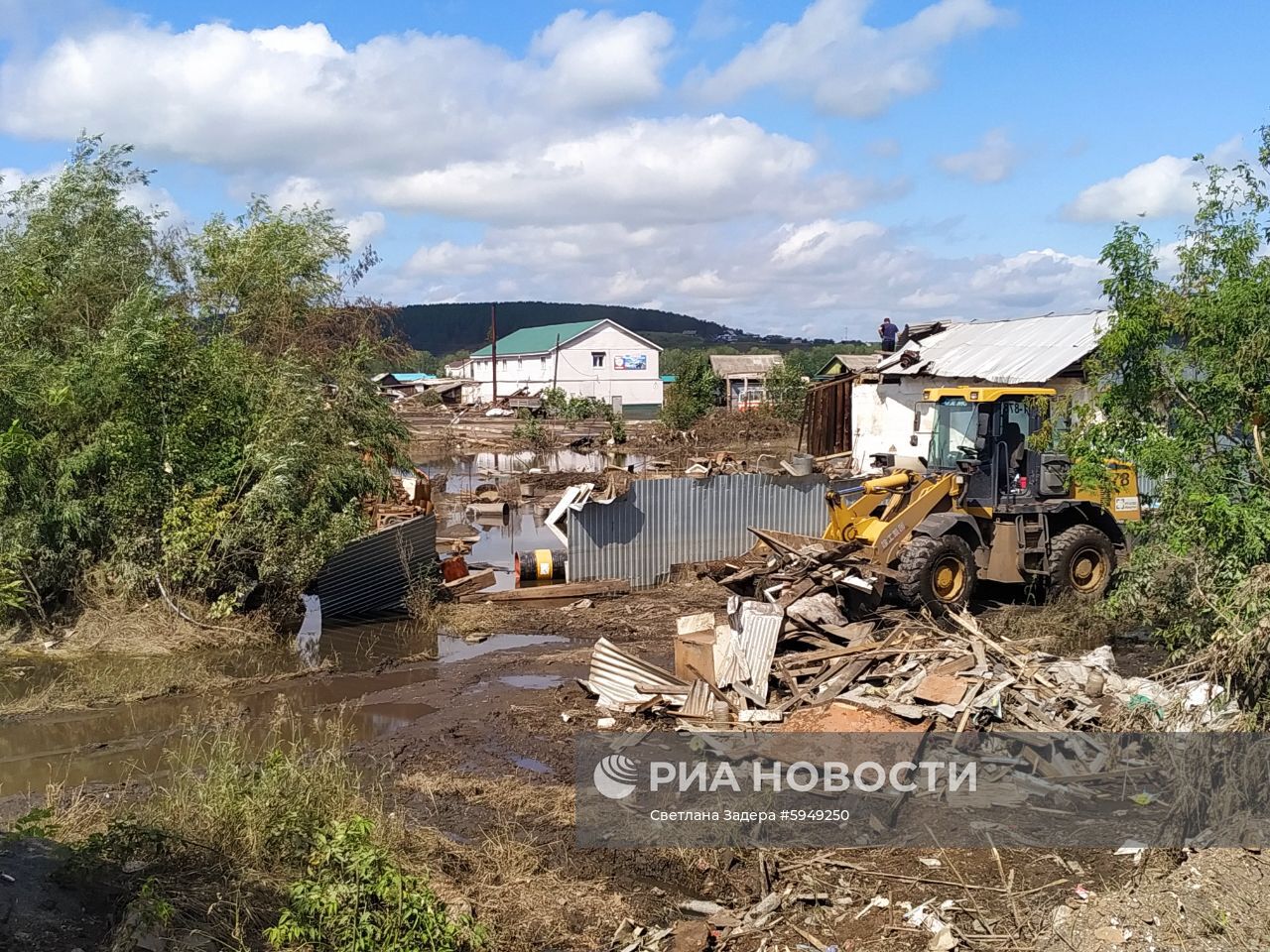 Последствия паводка в Иркутской области