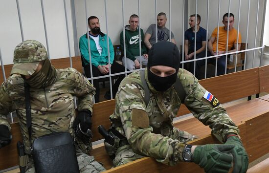 Рассмотрение ходатайства о продлении ареста украинским морякам