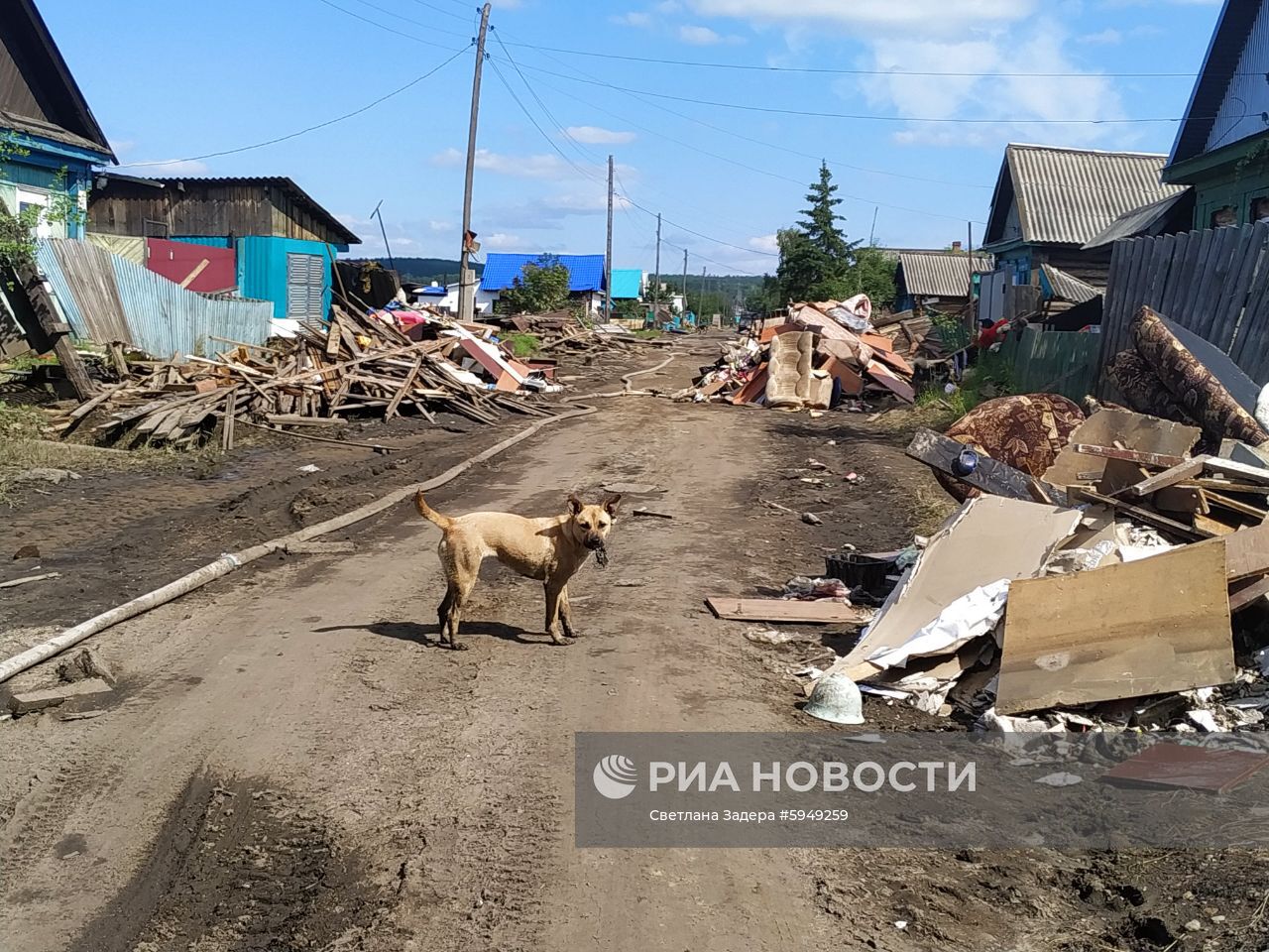 Последствия паводка в Иркутской области