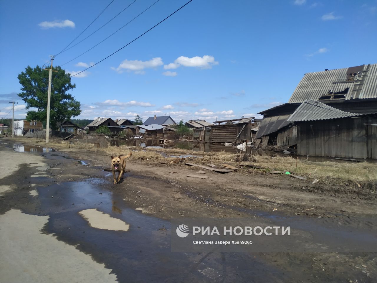 Последствия паводка в Иркутской области
