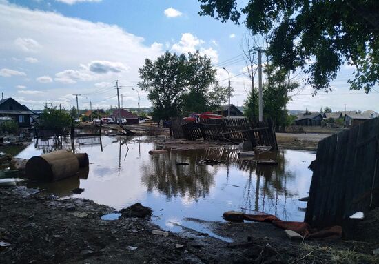 Последствия паводка в Иркутской области
