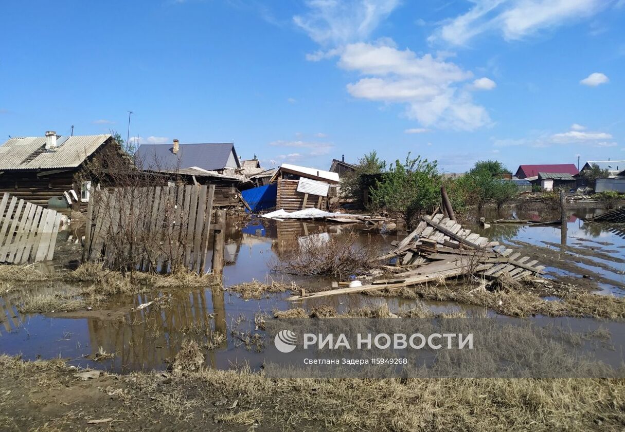 Последствия паводка в Иркутской области