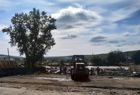 Последствия паводка в Иркутской области