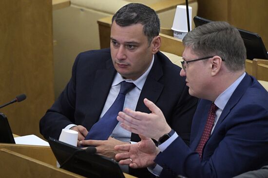 Пленарное заседание Госдумы РФ 